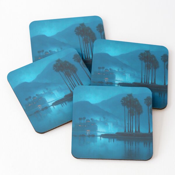 Item preview, Desert oasis at night designed and sold by valerko26.