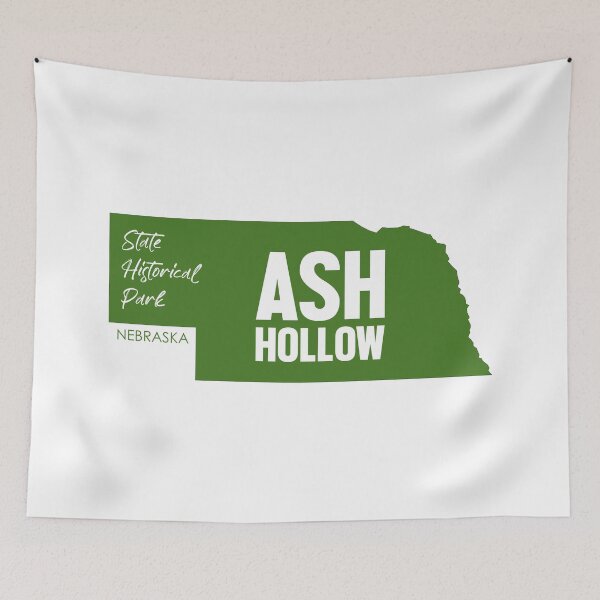 Item preview, Ash Hollow State Historical Park NE Map designed and sold by bivenart.