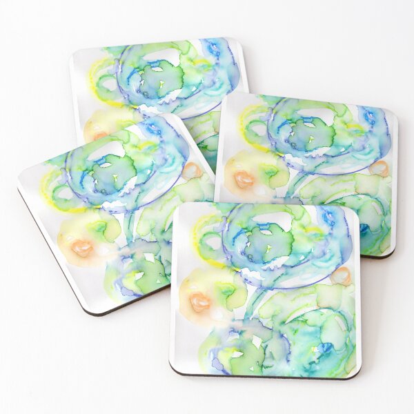 Item preview, Droplets - Original Watercolor on Paper designed and sold by brighthappycolr.