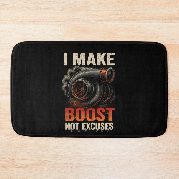 Item preview, I Make Boost Not Excuses Funny Sarcastic Turbo Boosted Turbocharger Racing Garage  designed and sold by CarantinedChaos.