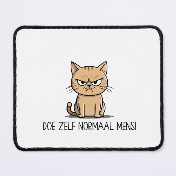 Item preview, grappige katten quotes, Doe zelf normaal mens- shirt of sticker designed and sold by designkb.