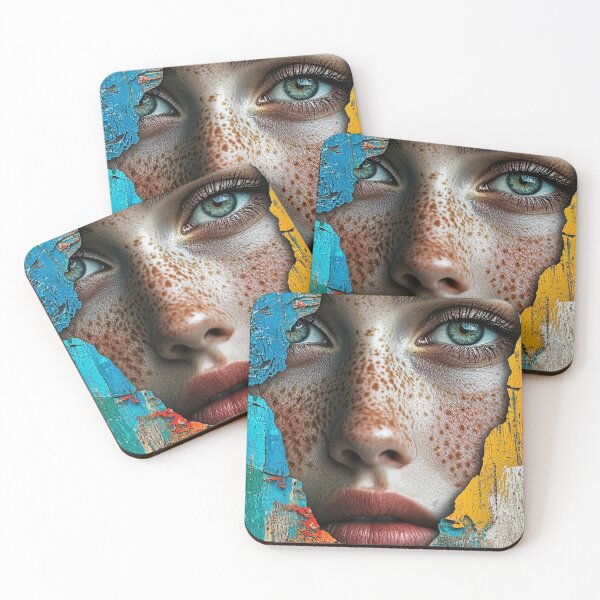 Item preview, Artistic Freckled Face and Texture 4 designed and sold by SparroCreative.