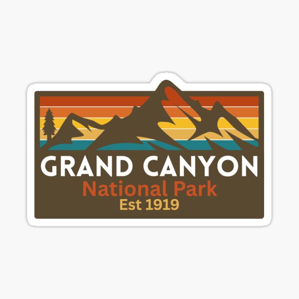 Item preview, Grand Canyon National State Park Classic T-shirt Sticker designed and sold by ThinkNature!.