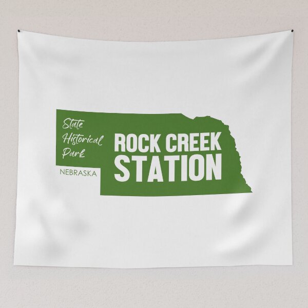 Item preview, Rock Creek Station State Historical Park NE Map designed and sold by bivenart.