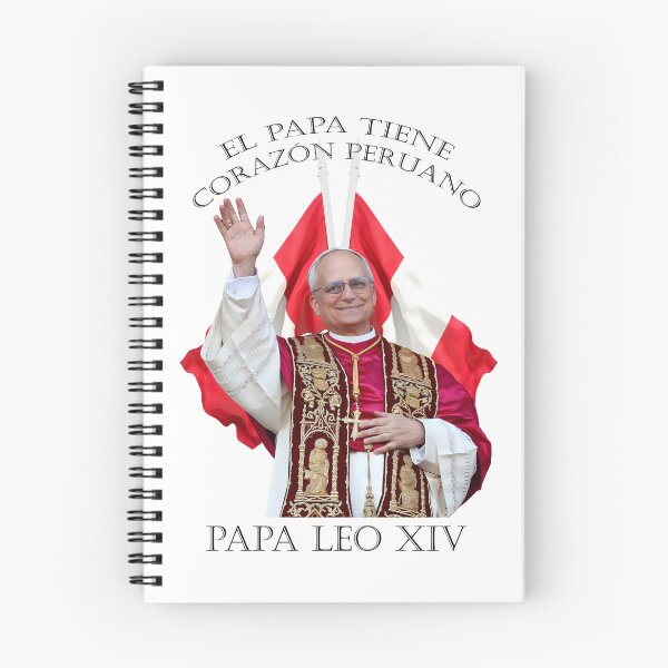 Item preview, Papa Leo XIV Pope Leo Peruvian Heart designed and sold by CELTIC-DESIGNS.
