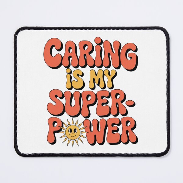 Item preview, Caring is My Superpower Pediatric Nurse Retro designed and sold by Giuggimade.