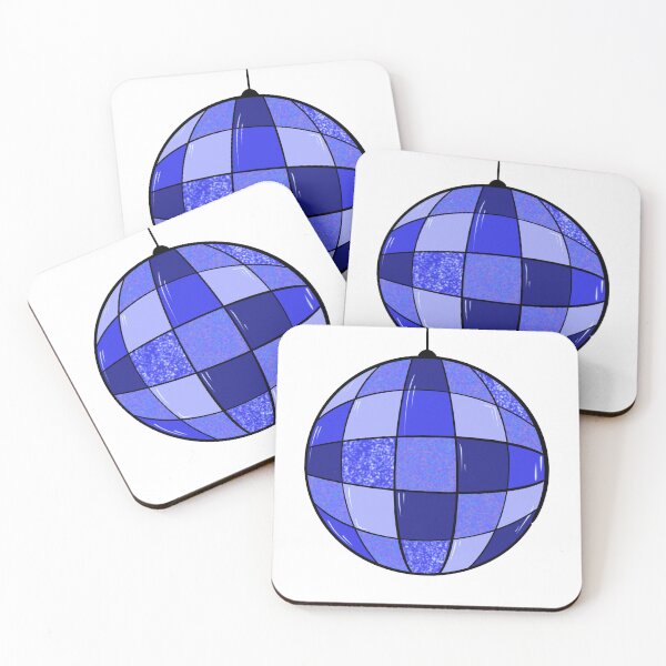 Item preview, Blue Glitter Disco Ball designed and sold by clawinyourback.