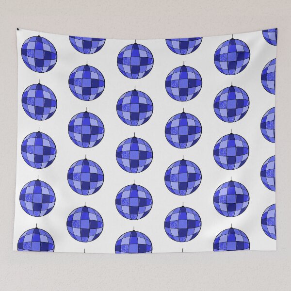 Item preview, Blue Glitter Disco Ball designed and sold by clawinyourback.