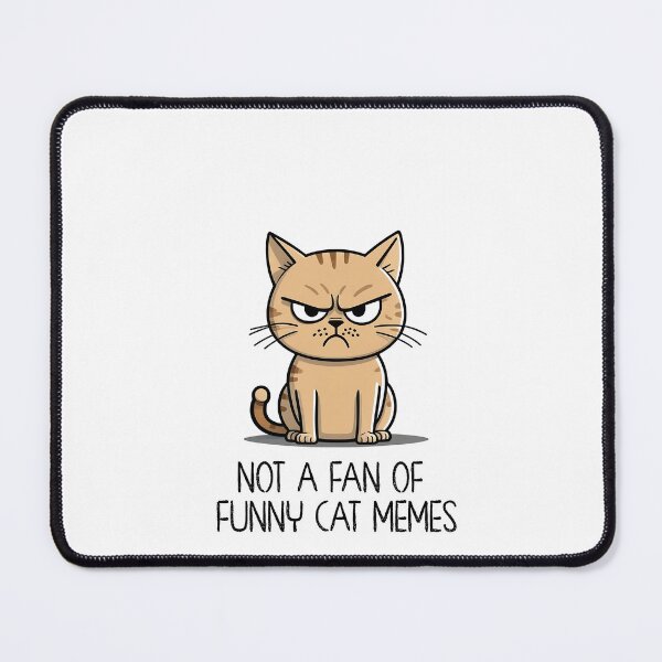Item preview, funny angry cat-furry angry-funny cat sticker or shirt designed and sold by designkb.