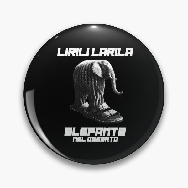Item preview,  Lirili Larila Elefante Nel Deserto brainrot meme designed and sold by Polarisofficial.