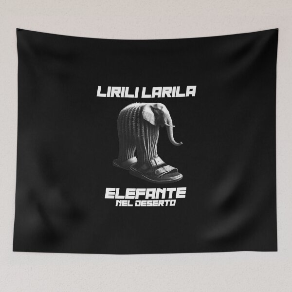 Item preview,  Lirili Larila Elefante Nel Deserto brainrot meme designed and sold by Polarisofficial.