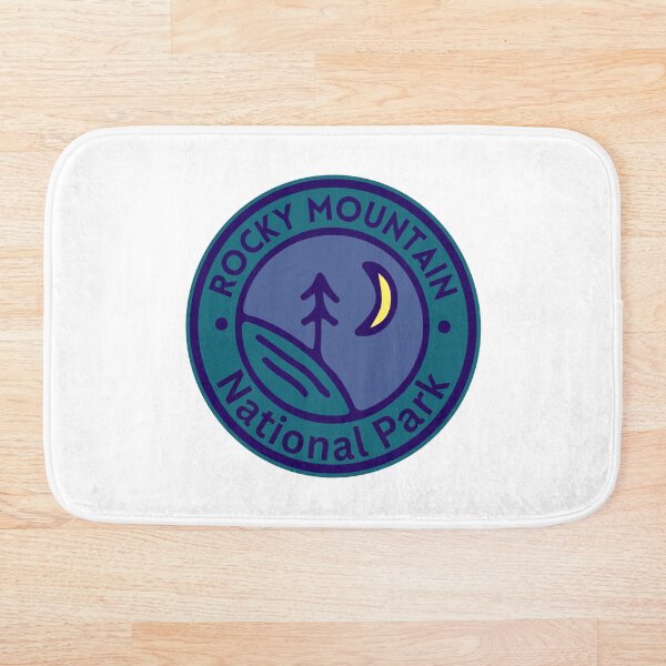 Item preview, Pegatina clásica para camiseta del Parque Nacional Estatal de las Montañas Rocosas designed and sold by ThinkNature!.