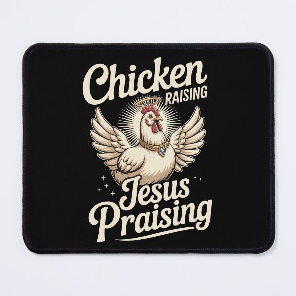 Item preview, Chicken Raising Jesus Praising Funny Farm designed and sold by Redgiant87x.