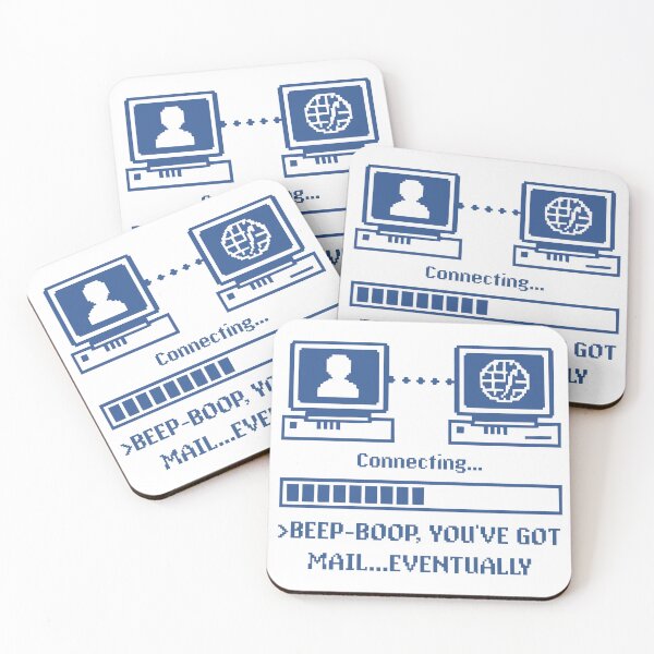 Item preview, You've Got Mail Eventually – Funny Dial-Up Tech Humor designed and sold by Honominu.