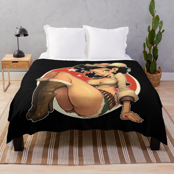 Item preview, Cowgirl Betty Pinup cartoon girl designed and sold by blackdogshop.
