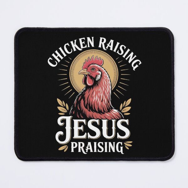 Item preview, Chicken Raising Jesus Praising Funny Farm designed and sold by Redgiant87x.
