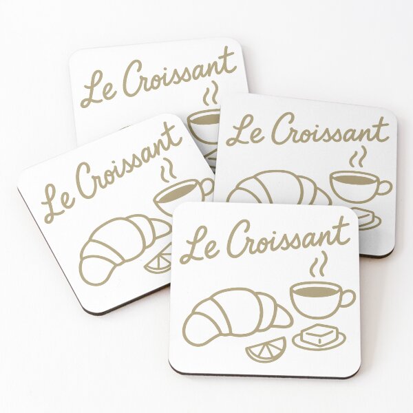Item preview, Le croissant design with French vibes, pastry love, and aesthetic food humor for trend lovers designed and sold by puurfectcat.