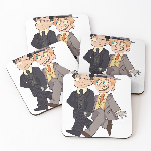 Item preview, Jeeves and Bertie walking designed and sold by punkrocktricks.