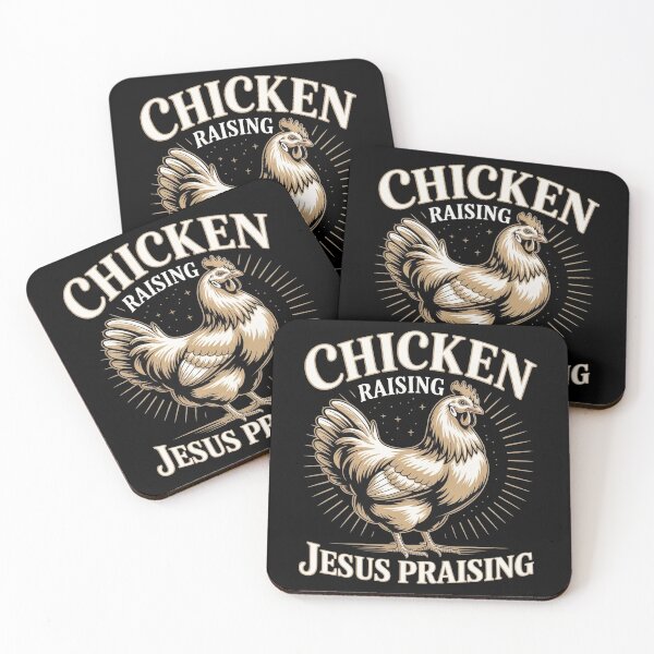 Item preview, Chicken Raising Jesus Praising Funny Farm designed and sold by Redgiant87x.