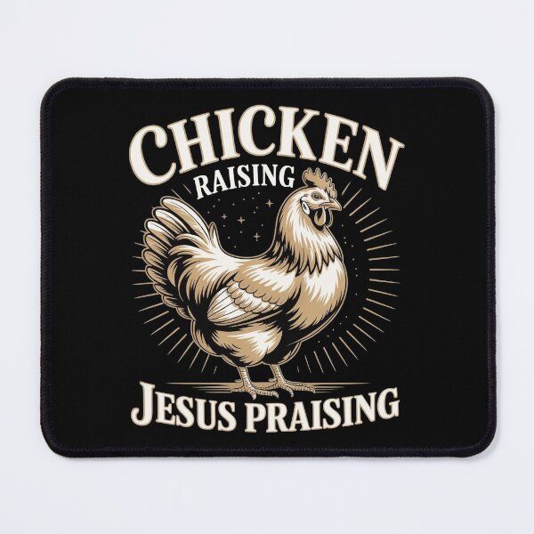 Item preview, Chicken Raising Jesus Praising Funny Farm designed and sold by Redgiant87x.