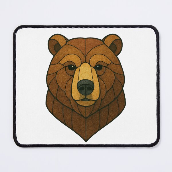 Item preview, Stained Glass Bear designed and sold by ToobyDesigns.