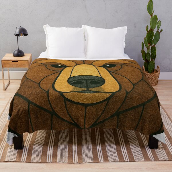 Item preview, Stained Glass Bear designed and sold by ToobyDesigns.