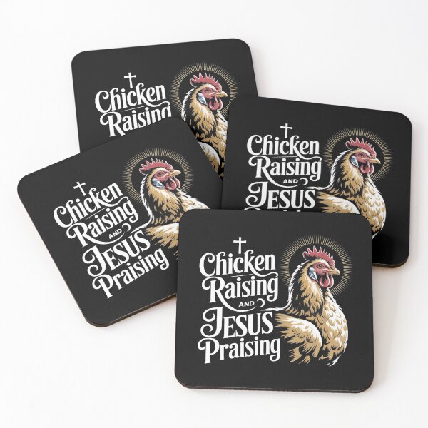 Item preview, Chicken Raising Jesus Praising Funny Farm designed and sold by Redgiant87x.