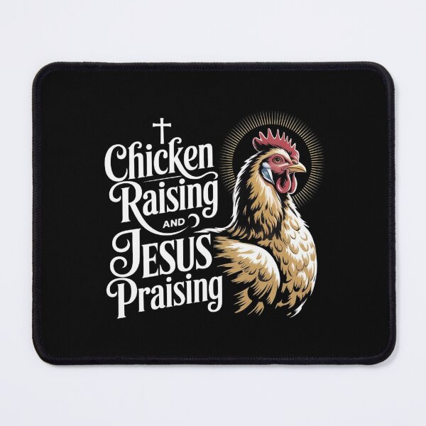 Item preview, Chicken Raising Jesus Praising Funny Farm designed and sold by Redgiant87x.