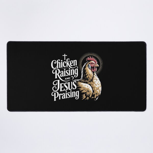 Item preview, Chicken Raising Jesus Praising Funny Farm designed and sold by Redgiant87x.