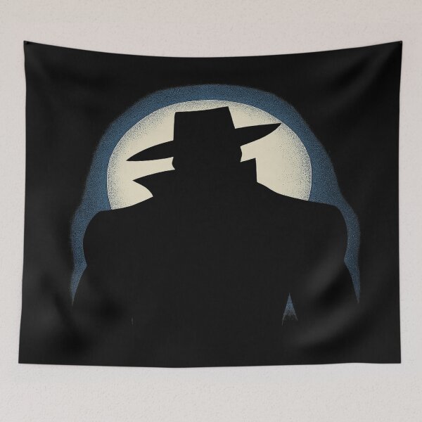 Item preview, Hunter silhouette with blue aura designed and sold by psIAreo.