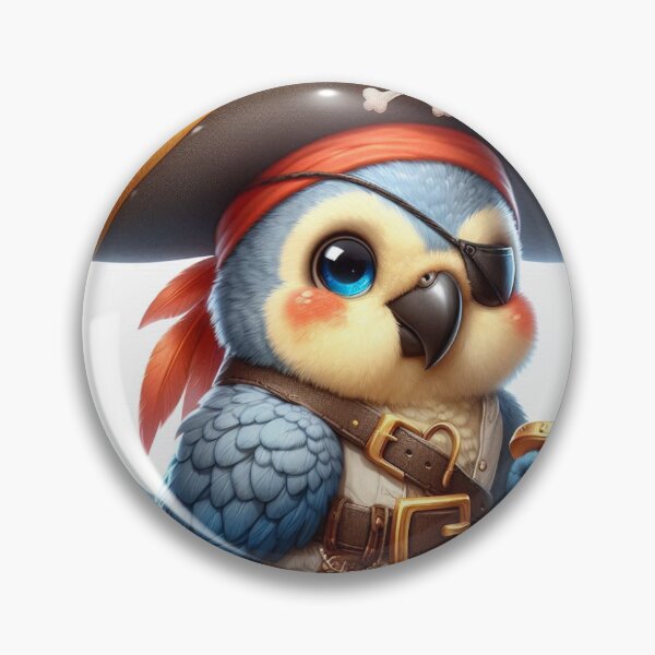 Artikelvorschau, Papagei mit Piratenhut entworfen und verkauft von Pirate Emporium.