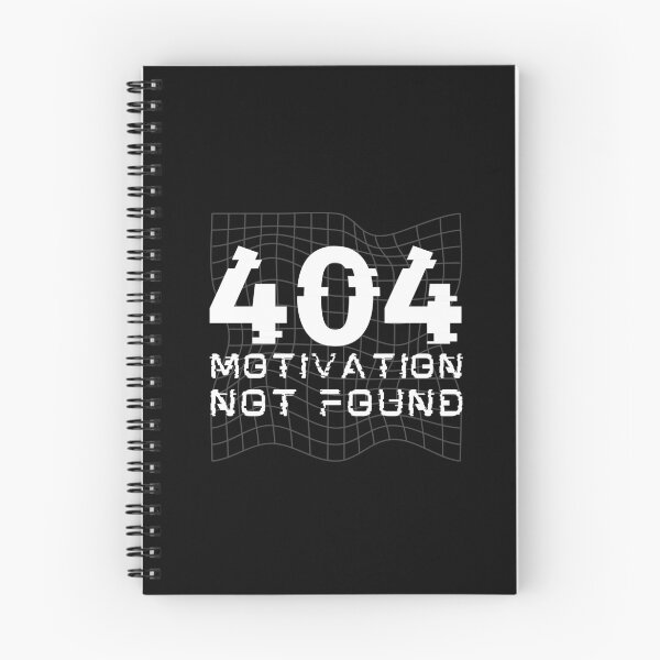 Item preview, 404 Motivation Not Found – Glitch Error for Programmers designed and sold by Honominu.