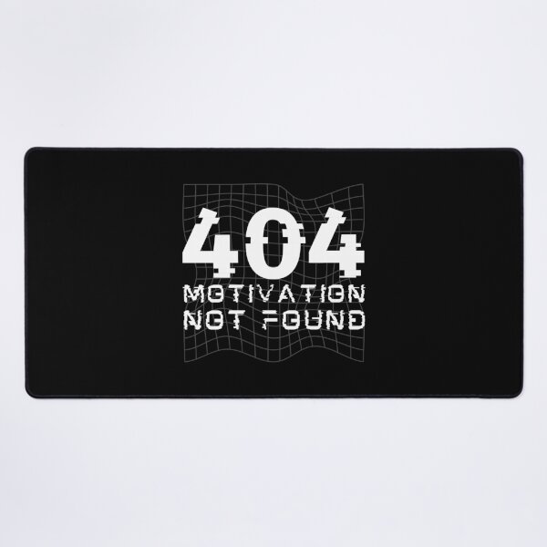 Item preview, 404 Motivation Not Found – Glitch Error for Programmers designed and sold by Honominu.
