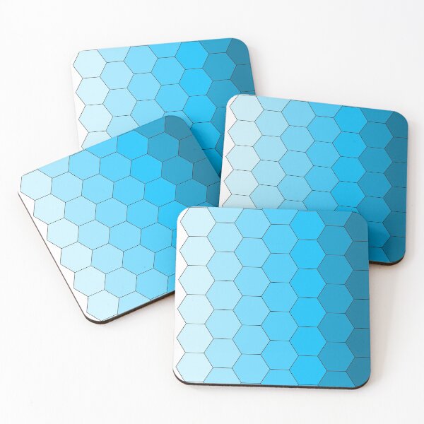 Item preview, Turquoise Hexagons designed and sold by GraceT26.