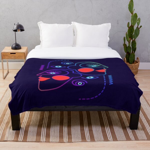 Item preview, Eyes of Duality – Abstract Modern Faces designed and sold by Hayat by Hafsa.