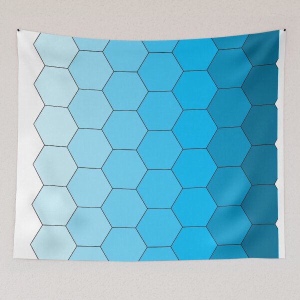Item preview, Turquoise Hexagons designed and sold by GraceT26.