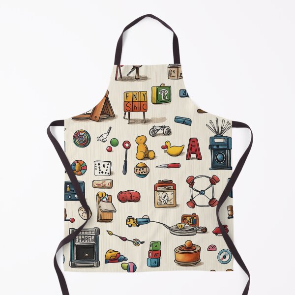 Item preview, Charming Watercolor Illustration of Classic Toy Assortment designed and sold by Piotrek0001.