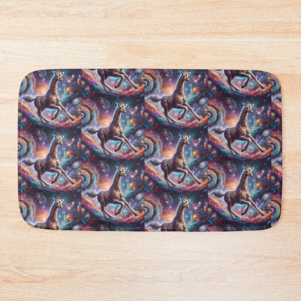 Item preview, mystical giraffe running in space designed and sold by Dogandesighn.