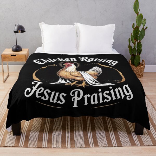 Item preview, Chicken Raising Jesus Praising Funny Farm designed and sold by Redgiant87x.