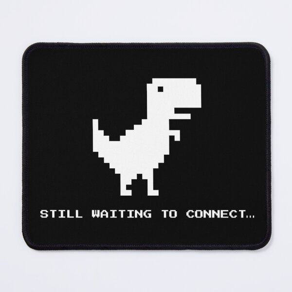 Item preview, No Internet Dinosaur – Vintage Pixel Art Tech Humor designed and sold by Honominu.