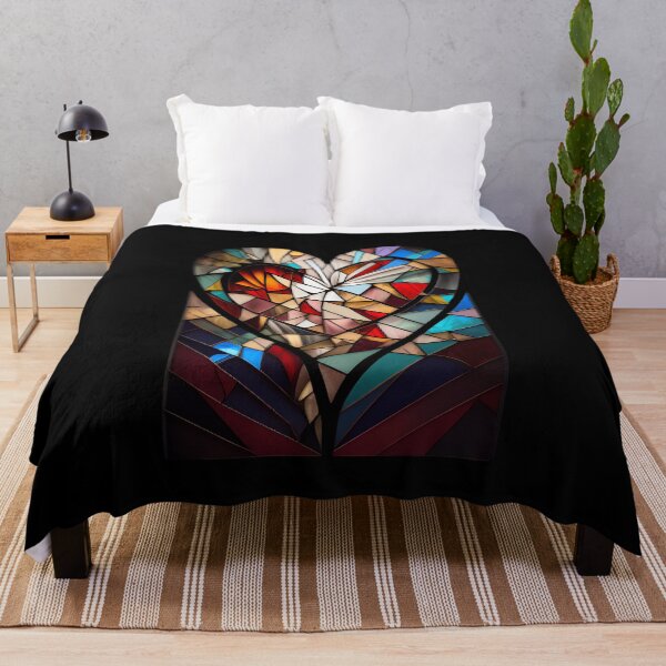 Item preview, Stained Glass Heart Symphony designed and sold by ShadowAndSlate.