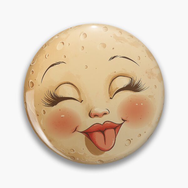 Item preview, Retro Silly Moon designed and sold by RoseoftheWild.