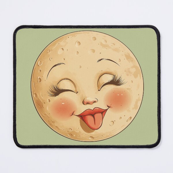 Item preview, Retro Silly Moon designed and sold by RoseoftheWild.