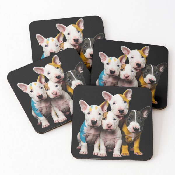 Item preview, Colorful Summary - English Bull Terrier Puppies 3 designed and sold by Reefmaniac.