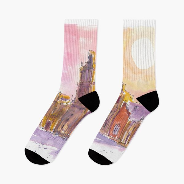 Item preview, Colorful Zócalo Mexico City Plaza with Historic Charm designed and sold by artshop77.