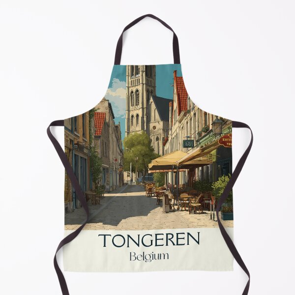 Item preview, Tongeren Poster – Café Life in Belgium’s Oldest City designed and sold by TuncGK.