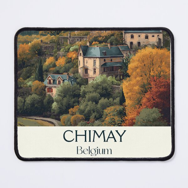 Item preview, Chimay Poster – Majestic Castle Among the Hills designed and sold by TuncGK.