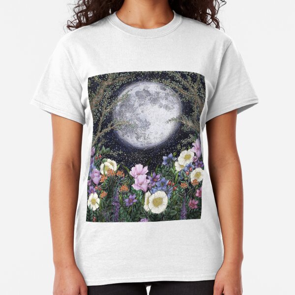 im Schein des Mondlichts! Mit Kugelschreiber gezeichnet. Classic T-Shirt