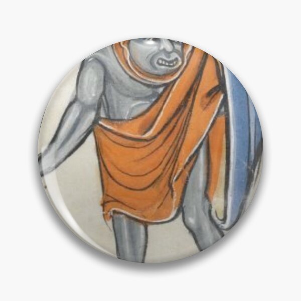 Item preview, "The Dwarf Swordsman", medieval painting, 5th century AD designed and sold by PatronesKawai.