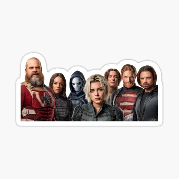 Item preview, Thunderbolts New Avengers Sticker  designed and sold by snowballsshop.